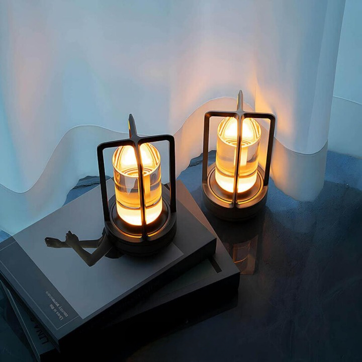 GleamHaven | Elegante Draagbare Tafellamp