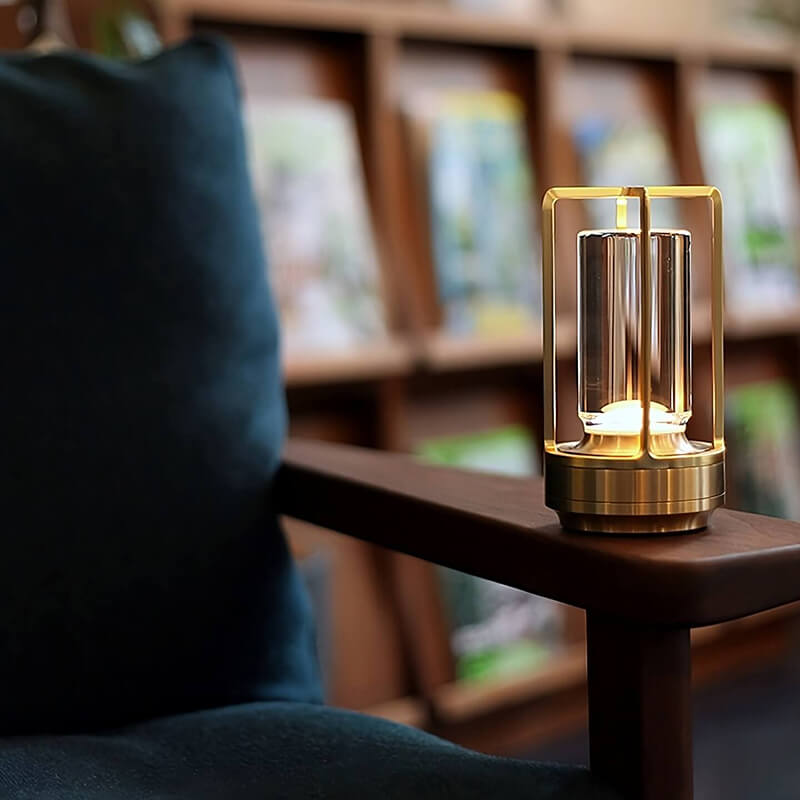 GleamHaven | Elegante Draagbare Tafellamp