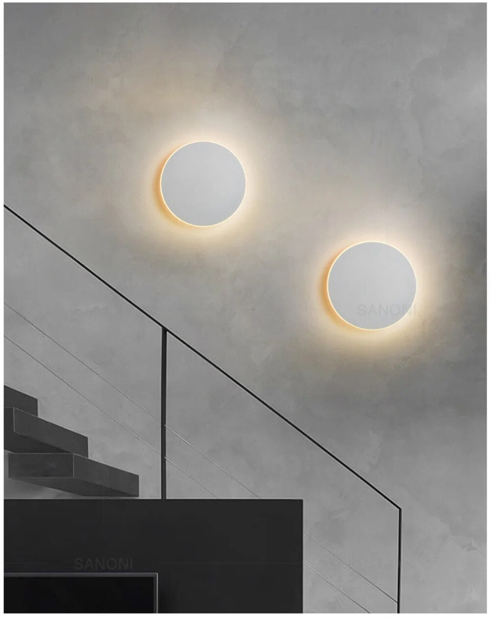RadiantHalo | Minimalistische en energiebesparende wandlamp7