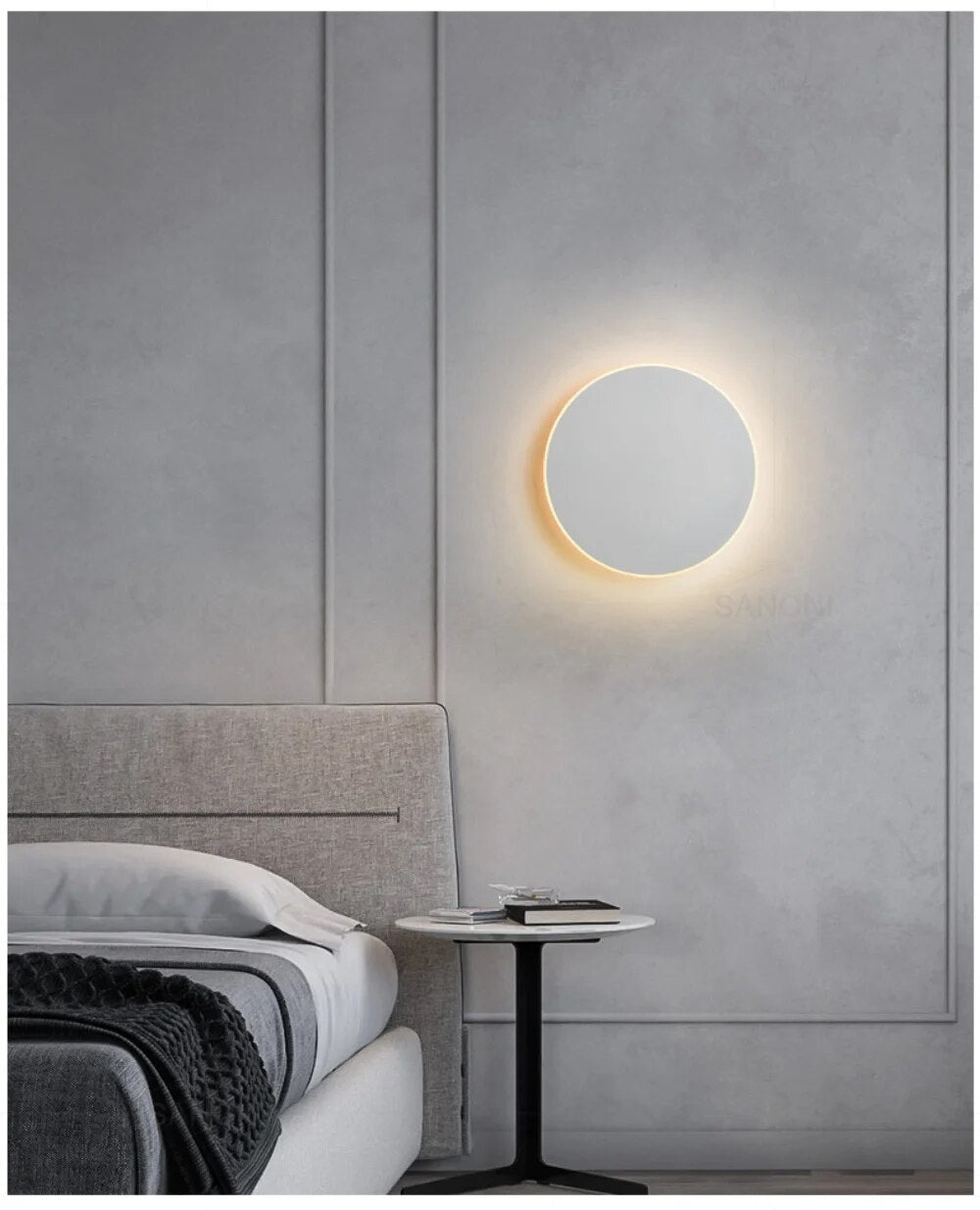 RadiantHalo | Minimalistische en energiebesparende wandlamp8